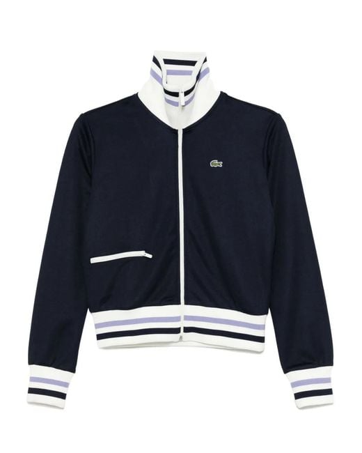 Lacoste Blue Logo-Embroidered Jacket