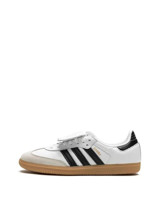 Adidas Weiße und bessere scharlachrote Samba -OG -Trainer in White für Herren