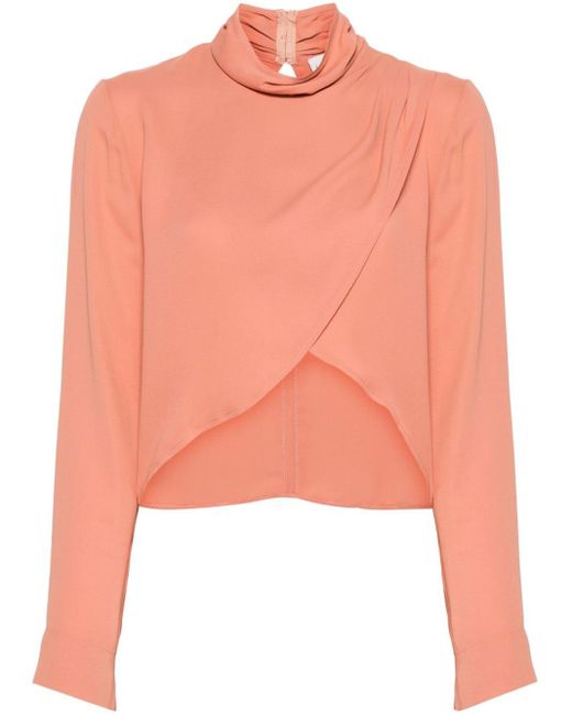 Forte Forte Pink Pleat-detail Blouse
