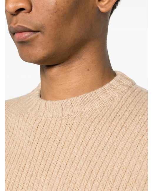 Alanui Natural Finest Cable-Knit Jumper for men