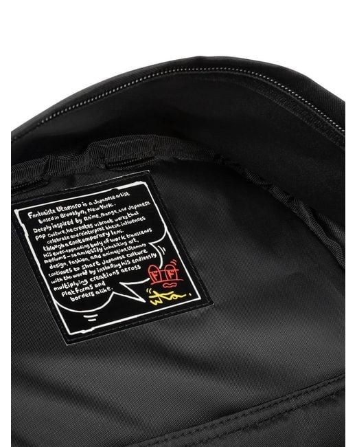 Eastpak Black Graphic-Print Backpack
