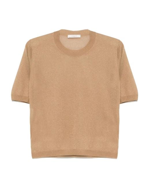 Zanone ファインニット Tシャツ Natural