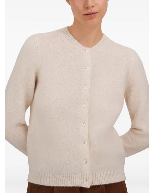 Herno White Buttom-Up Cardigan