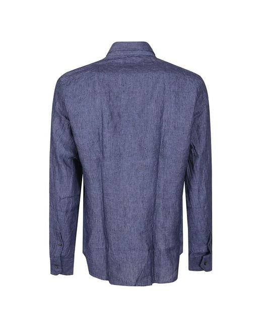 Orian Blue Buttoned Shirt for men