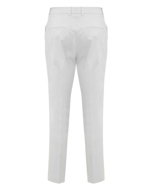 Incotex Gray Flat-Front Trousers