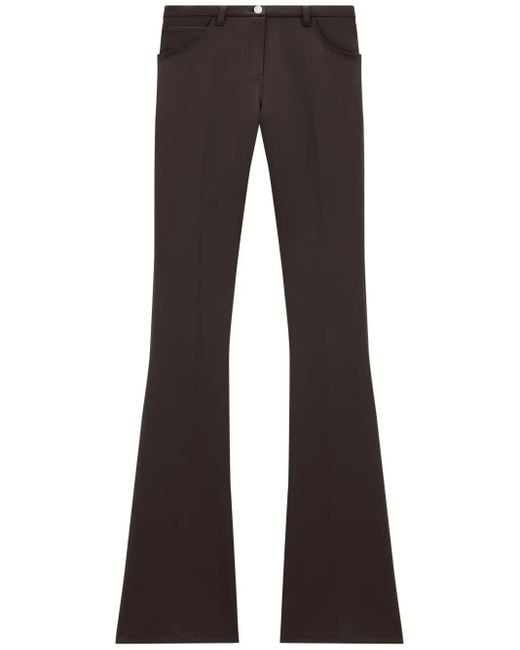 Courreges Black Relax Bootcut Trousers