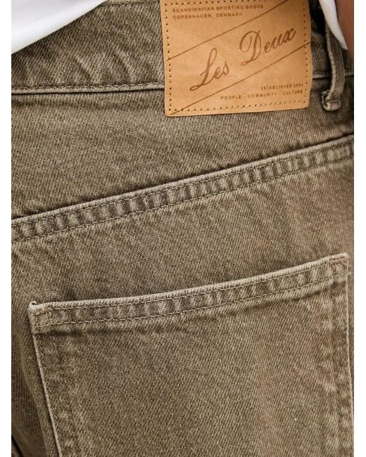 Les Deux Natural Logo-Patch Jeans for men
