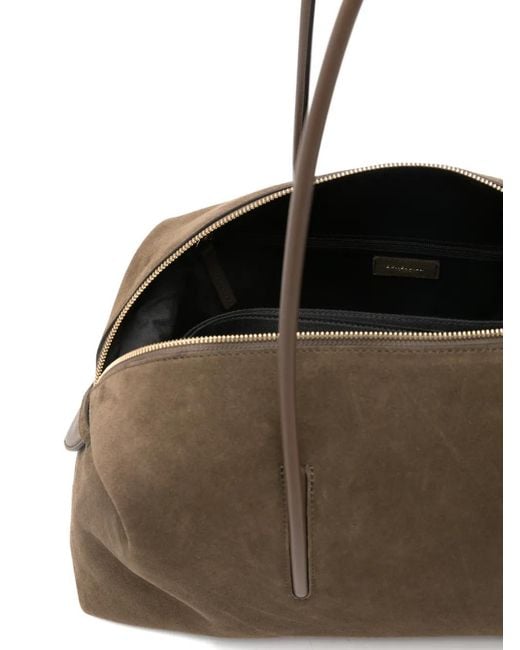 DeMellier London Brown Stockholm Suede Shoulder Bag