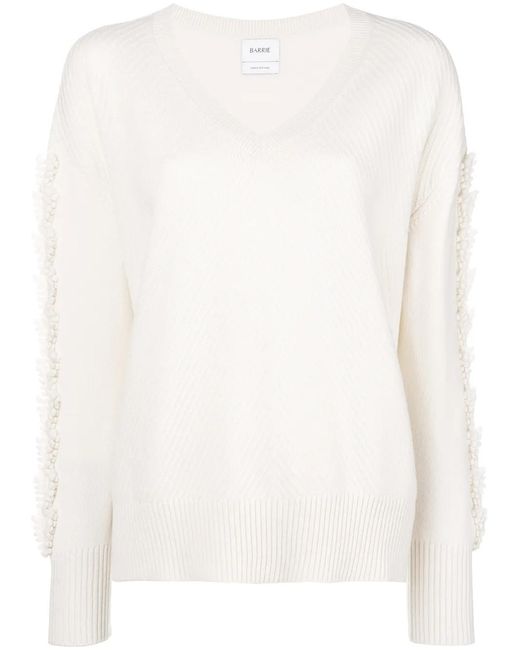 Barrie White Troisieme Dimension Cashmere V-Neck Pullover