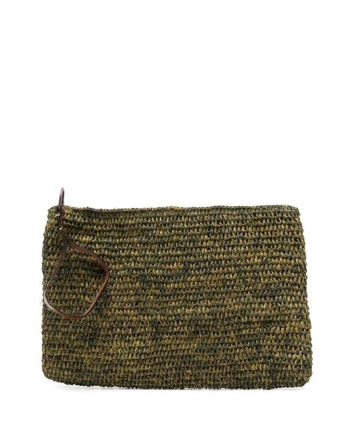 IBELIV Green Ampy Savane Clutch Bag