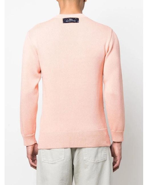 Stella McCartney Pink Fantasia Landscape Intarsia-Knit Jumper