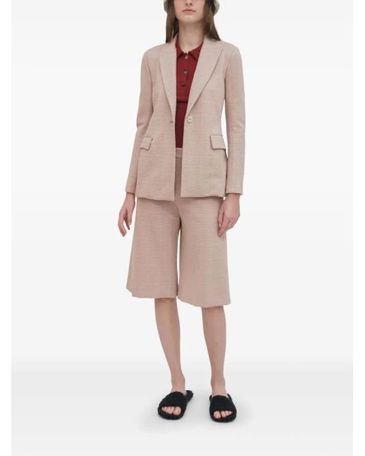 Rosetta Getty Natural Checked Blazer