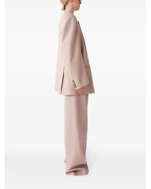 Stella McCartney Pink Double-Breasted Blazer