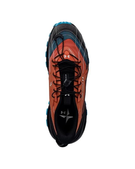 Baskets Basses Explor Trail Under Armour en coloris White