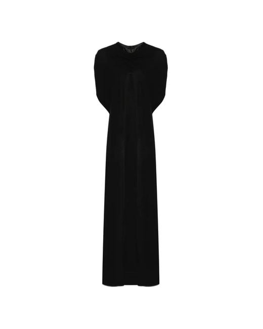 DARKPARK Black Draped Panelled Coat