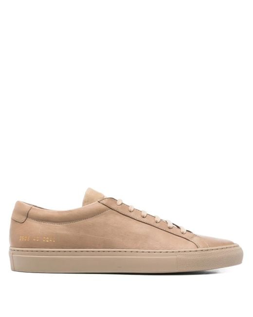 Common Projects Pink Grigio Vitello Leather Sneakers for men