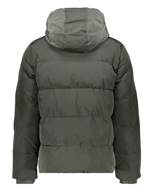 K-Way Green Hooded Down Jacket for men