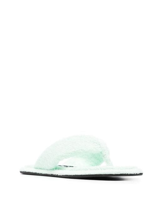Senso White Izzy Terrycloth Sandals