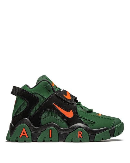 Nike Green Air Barrage Mid-top Sneakers for men