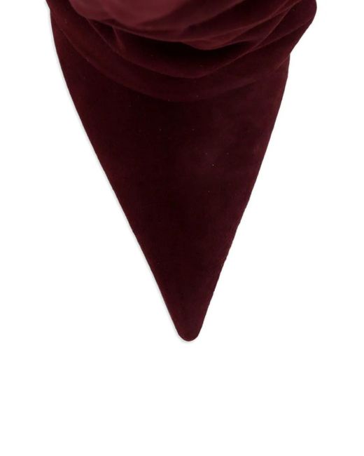 Le Silla Red Esther Slouchy Leather Boots