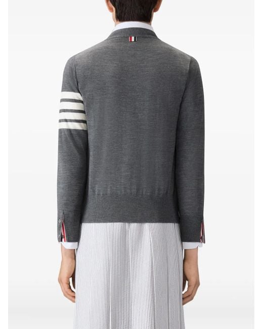 Thom Browne Gebreid Vest in het Gray