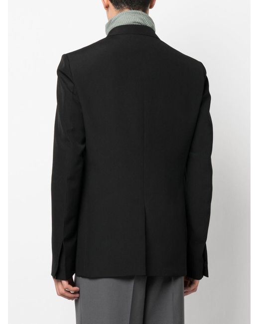 Givenchy Sakko mit versetztem Verschluss in Black für Herren