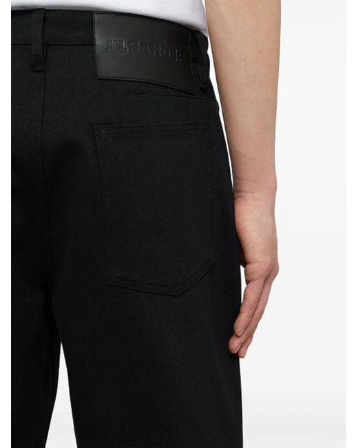 Jil Sander Blue Loose Denim Trousers for men