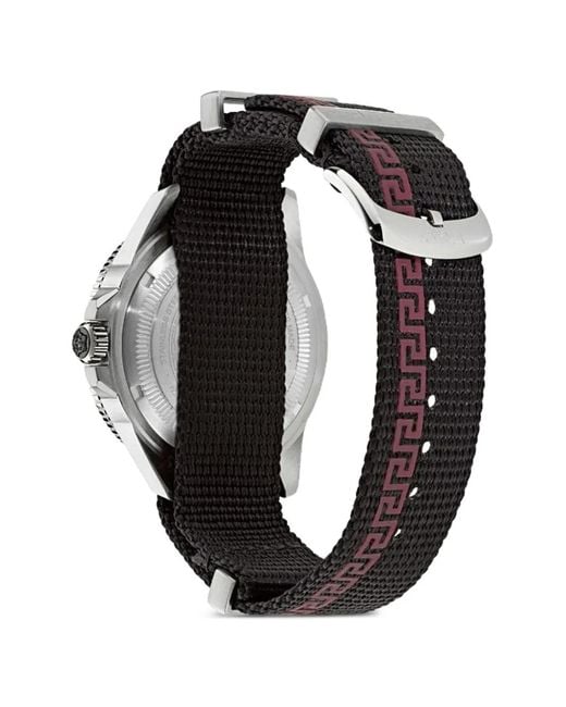 Versace Black Greca Force 42Mm Watch for men
