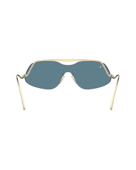 Ferrari Natural Oversized Frame Sunglasses