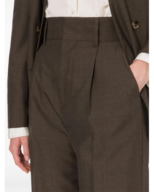 Pantalones de talle alto Philosophy Di Lorenzo Serafini de color Brown