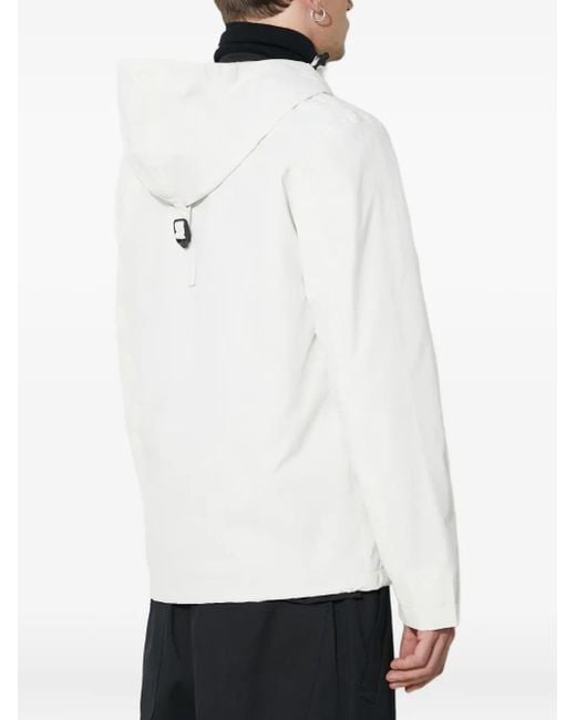 Giacca Con Cappuccio E Zip di Napapijri in White da Uomo