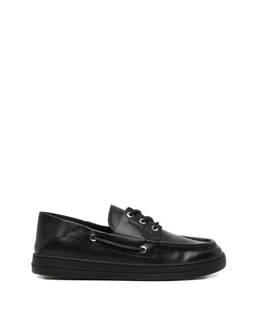 Michael Kors Black Aiden Boat Shoes for men