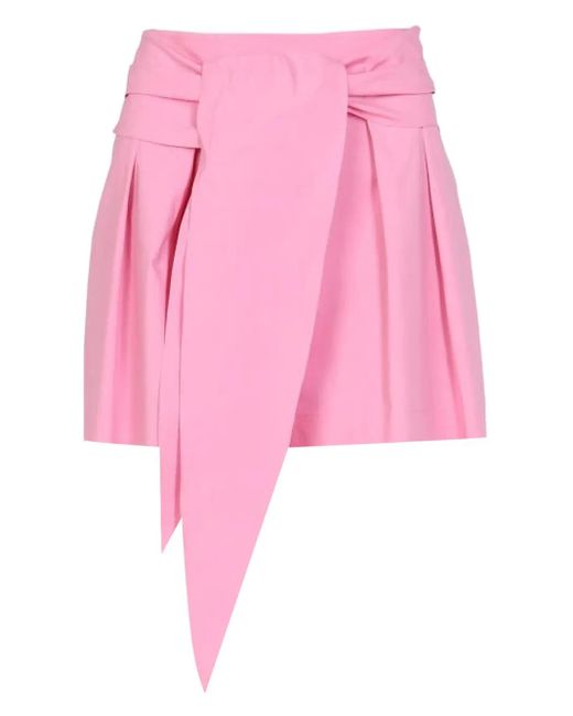 Boutique Moschino Pink Tie-Waist Shorts