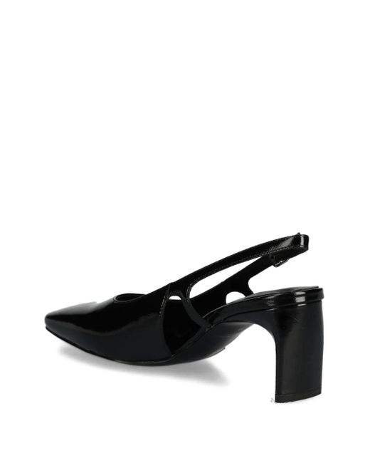 Vagabond Black Slingback Square-Toe Pumps