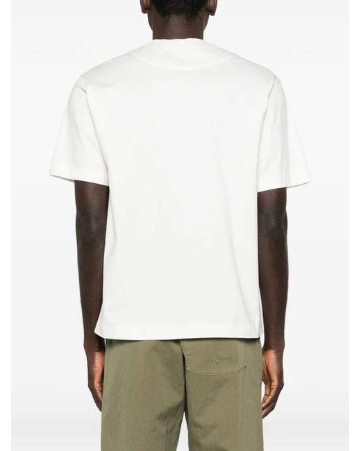 Massimo Osti Studio White Pocket Logo-Detail T-Shirt for men
