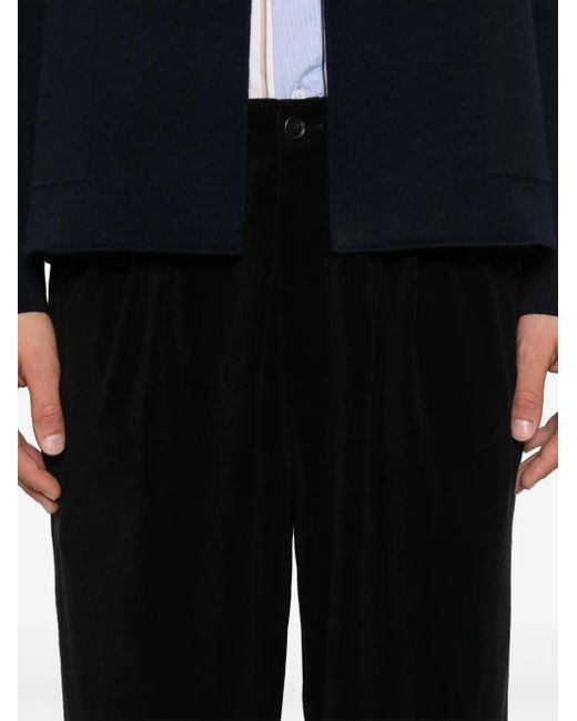 Giorgio Armani Black Tapered Trousers for men