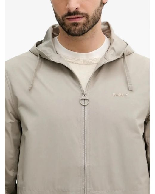 Barbour Natural Newhill Hooded Zip-Front Jacket for men