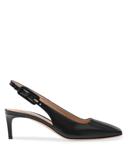 Gianvito Rossi 55 Mm Leren Pumps in het Black