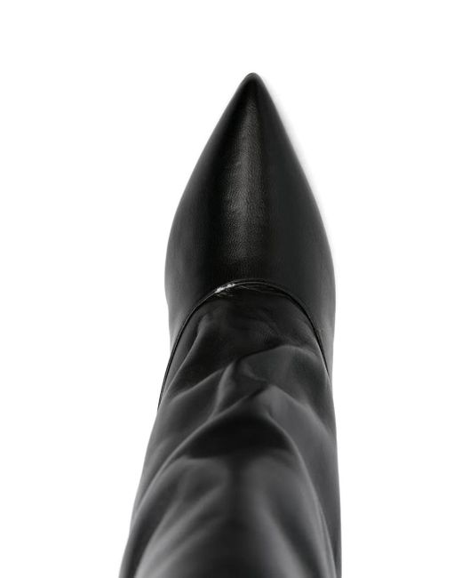 Evaluna ポインテッドトゥ ブーツ Black
