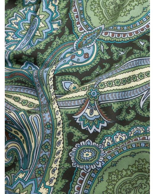 Etro Paisley-Print Shirt in Green für Herren