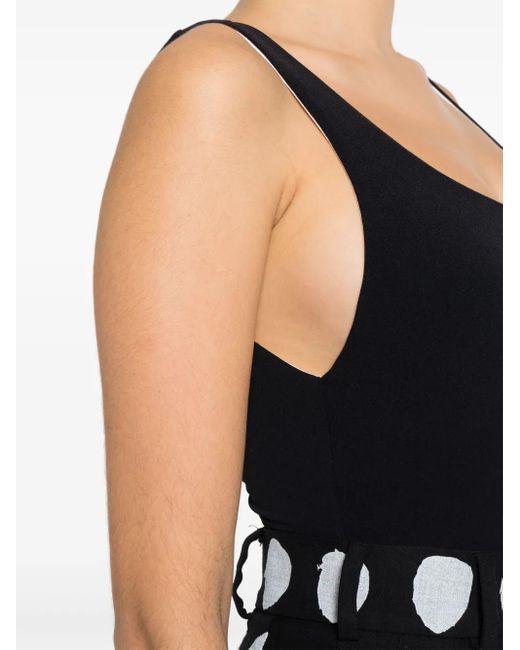 Alice + Olivia Black Alice + Olivia Remy Bodysuit