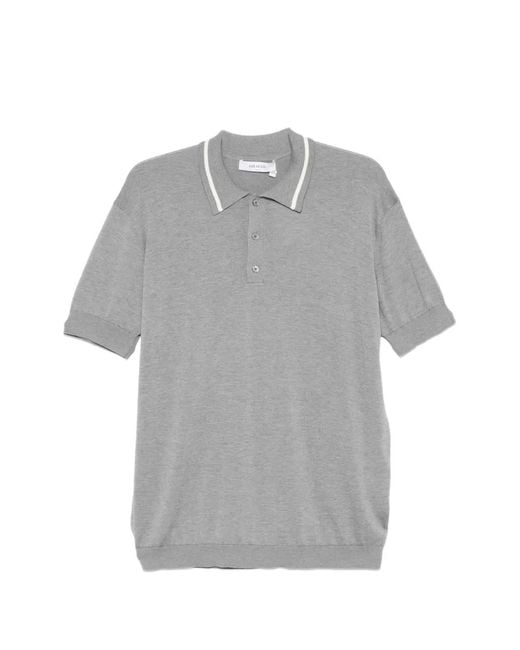 Grayed Gray Short-Sleeve Polo Shirt for men