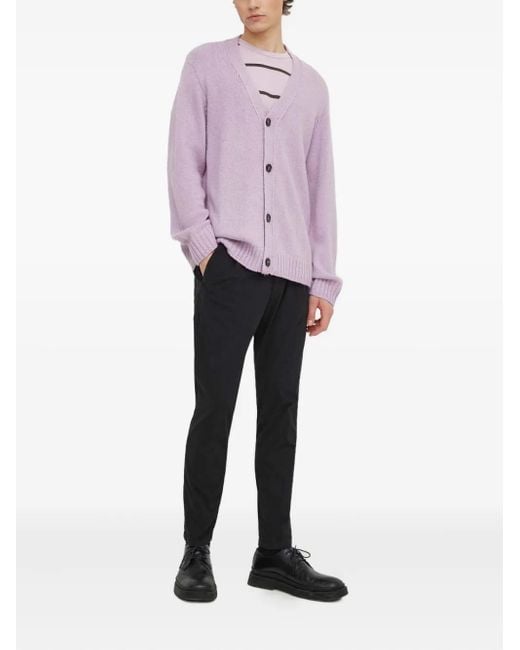 Drykorn Black Pleated Pocket Trousers for men
