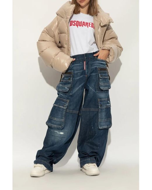 DSquared² White Puffer Sneakers