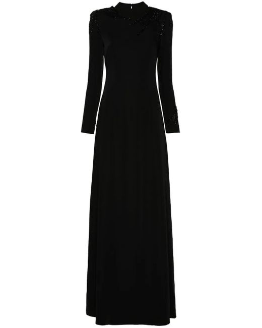 Cristallini Black Nemesis Maxi Dress