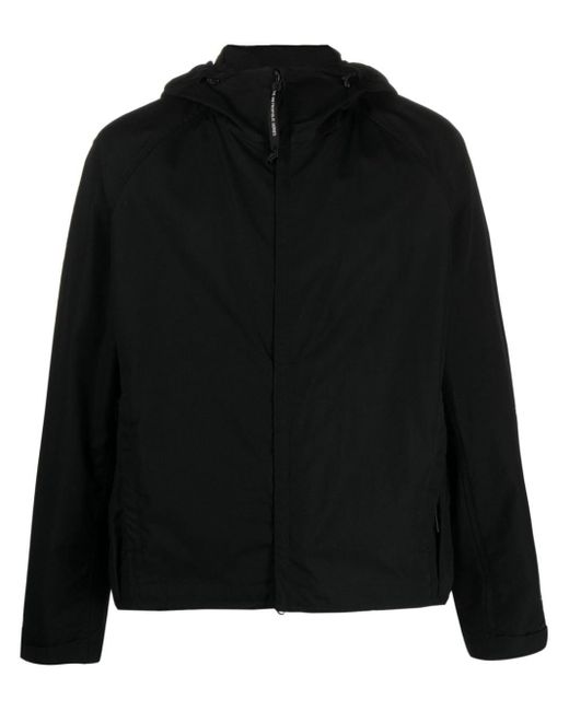 C P Company Black Metropolis Series Hyst Hooded Jacket for men
