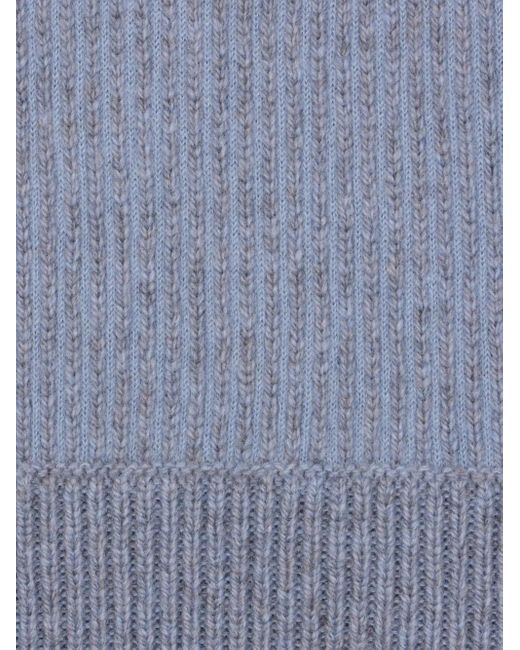Zegna Trui Met Geribbelde Afwerking in het Blue voor heren