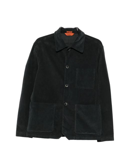 Barena Black Visal Overshirt for men