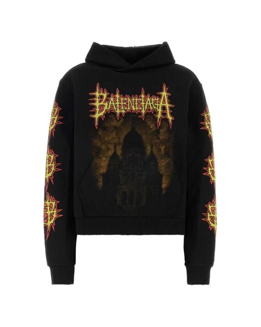 Balenciaga Black Sacré Coeur Hoodie