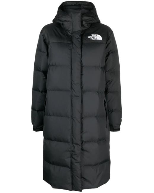 The North Face Black Daunenmantel Mit Kapuze